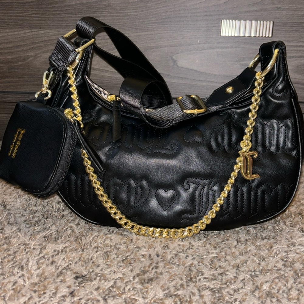 Juicy Couture Quilted Black Crossbody
